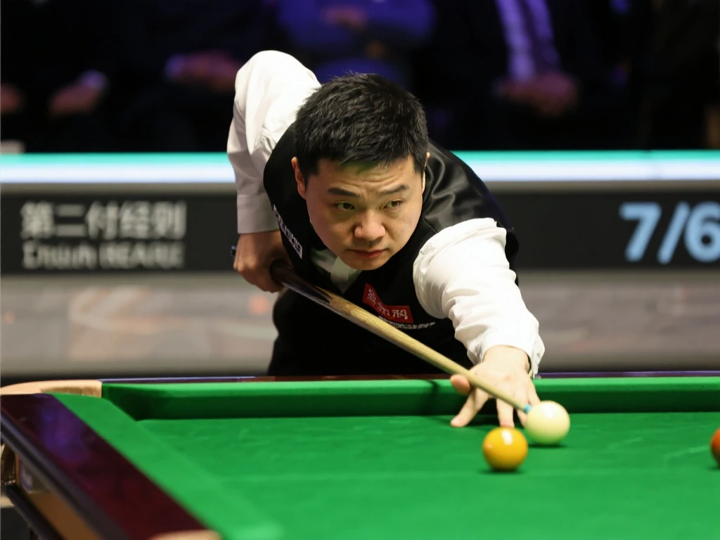 惊险！丁俊晖第二阶段连丢优势 总比分被追至7-6