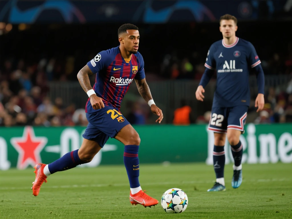 拉菲尼亚本赛季欧冠表现耀眼，多项进攻数据令人瞩目