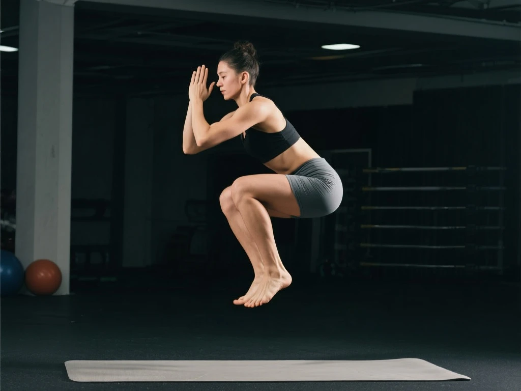 空手道训练新奇景：运动员热身模仿‘大青蛙’姿势