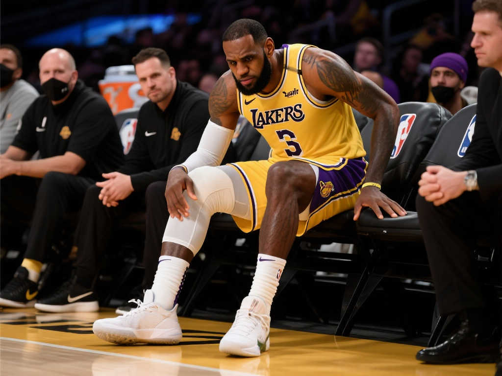 湖人记者透露詹姆斯左膝二级扭伤 G6仍将无缘出战
