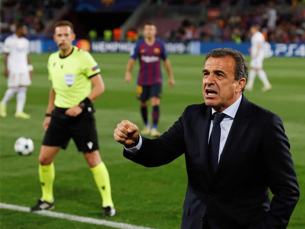 拉波尔塔怒斥：裁判判罚导致无缘欧冠决赛